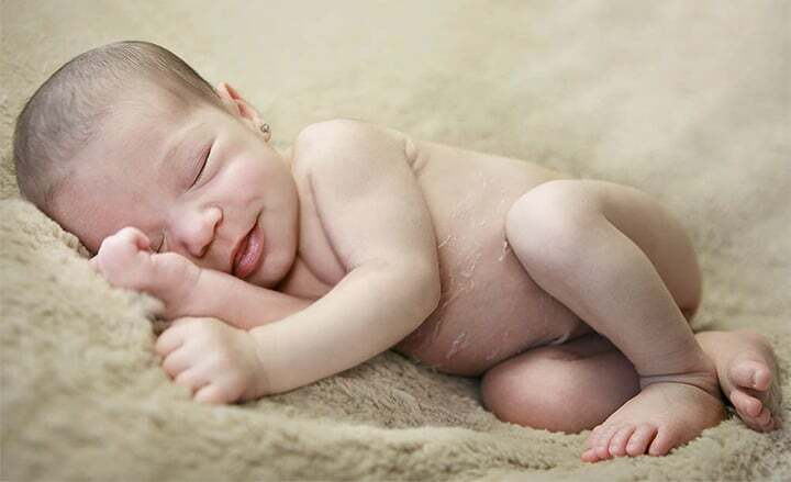 Recién nacido dormida Visual Fotografía